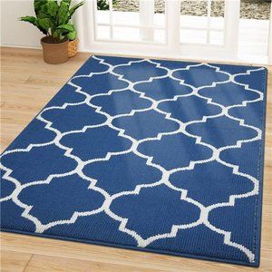 Indoor Door Mat, 59x35, Non-Slip Absorbent Resist Dirt Entrance Mat, Washable